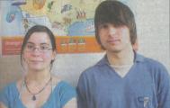 Bianka und Szymon gaben gestern ihre Schulb&uuml;cher ab. Beide haben relativ unkompliziert Ausbildungsstellen erhalten.