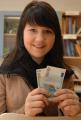 Dana Sperling gewann als einzige der Ciervisti-Sekundarschule.