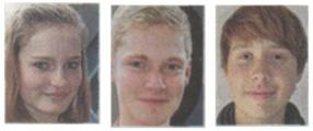 Paula Dietze, Jonas Hauser und Otto Besener beim Jugendkreistag2012