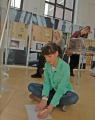 Um Ausstellungsbegleiter zu werden, hie&szlig; es f&uuml;r die Ciervistis: Daten, Zahlen und Fakten erarbeiten. Unter anderem suchten sich die Sch&uuml;ler die f&uuml;r sie zehn wichtigsten Schautafeln heraus und notierten sich deren Inhalte.