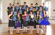 Klasse 8b: Untere Reihe von links: Laura Borchert, Isabel Lorenz, Laura-Ann Streit, Juliette K&uuml;hnl, Michelle Mooz und Ronja Specht. Mittlere Reihe von links: Eric Tschierswitz, Jonas Albert, Philipp Baumgart, Kevin D&uuml;ben, Philipp Makowski. Obere Reihe von links: Nico Jende, Marcel Rugies, Kevin Klitsch, Pascal Grebe, Paul Rogatty, Eric Schwarz