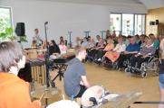 Auch die Schulband trug zum Gelingen des "Tages der Begegnung" an der Zerbster Ciervisti-Schule bei.