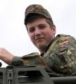 Die Sch&uuml;ler bekamen die M&ouml;glichkeit, Panzer zu fahren.