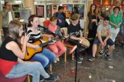 Die Band der Ganztagsschule sorgte f&uuml;r den musikalischen Rahmen.