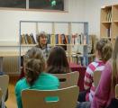 Kantor Tobias Eger bei der Lesemeile 2015