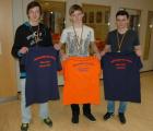 Dennis Fr&uuml;chtel, Hielke Sillekens und Alexander Elizarov bekamen f&uuml;r stetig gute Leistungen die Sieger T-Shirts.