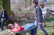 Sichtlichen Spa&szlig; hatten die Streitschlichter der Ganztagsschule Ciervisti bei ihrer Schulung in Ronney.