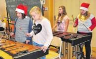 Die Schüler zeigten auch ihr musikalisches Können.