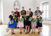 Klasse 8b: Hintere Reihe (v. l.): Justin Meißner, Patric Bruchmüller, Ruben Jobs, Moritz Radke - Vordere Reihe (v.l.): Michelle Tietze, Antonia Geil, Paula Gericke, Sophie Adamski, Marie Nulsch