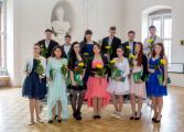 Klasse 8c: Hintere Reihe (v.l.): Pascal Gundeck, Jerrit Schlüter, Jessica Wolf, Leon Haak, Dennis Treffkorn, Jannik Krüger - Vordere Reihe: Lara Sophie Platte, Lara Sophie Rothe, Laila Kim Nierenberg, Julia Bösener, Viviane Hinsche, Pauline Koch, Iris Oelkers