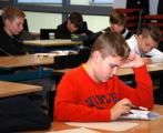 In der Aula der Ciervisti-Schule rauchten bei der Mathe-Olympiade in dieser Woche die Köpfe der Teilnehmer.