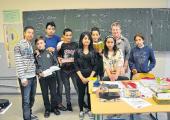 Sie sind fleißig beim Deutsch lernen: Die Jungen und Mädchen der Integrationsklasse der Zerbster Ganztagsschule "Ciervisti".