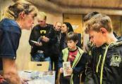 Hausaufgabenraum und ciervistieigener Schulplaner - wie das alles das funktioniert, erklärt Frau Handrich.
