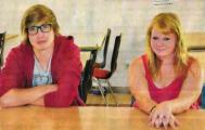 Die Schülerin Anna-Maria Streit aus der Klasse 9a und der Schüler Noah Brünner aus der 10d berichteten über ihre Schulpraktika.