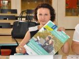 Elena Herzel, EWG Anhalt-Bitterfeld, stellt die Aktionswoche vor.
