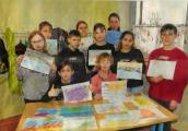 Im Kreativ-T&ouml;ne-Musik-Workshop (Gestalten nach Musik) entstanden diese Zeichnungen.