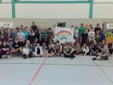 Ausgrenzung im Sport &ndash; unter diesem Thema erarbeiteten die Sch&uuml;ler diese Collage.