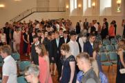 Einmarsch der Sch&uuml;ler