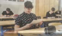 Sch&uuml;ler der 10. Klassen der Zerbster Sekundarschule Ciervisti bereiten sich auf die Abschlusspr&uuml;fungen vor, die in dieser Woche in den F&auml;chern Deutsch, Mathe und Englisch stattfinden.