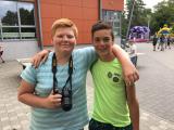 Unser Reporterteam: Dominik Neumark (links) und Chris Reinhardt