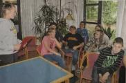 Die Theatergruppe zeigte einige Sketche.