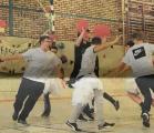 Die Jungs vom &bdquo;M&auml;nnerballett&ldquo; sorgten mit ihrer turbulenten Choreografie f&uuml;r gute Laune.