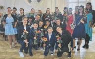 Auch die Sch&uuml;ler der Klasse 8c der Zerbster Ganztagsschule Ciervisti nahmen an der Jugendweihe-Feierstunde in dei Zerbster Stadthalle teil.