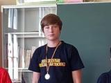 Kacper Szostek aus der 7. Klasse der Ciervisti-Schule in Zerbst wurde der Stacking-Champion in Bernburg.