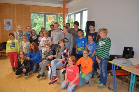 Er&ouml;ffnung des Rotary-Projekts "Sch&uuml;ler helfen Sch&uuml;lern" am 21. September 2015