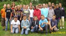 Die Klasse 6a der Ciervisti-Ganztagsschule nahm an einem Färber-Projekt im Umweltzentrum Ronney teil.