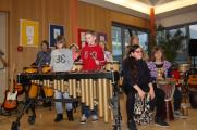 Die Percussion-AG der Schule gab ein musikalisches Stelldichein.