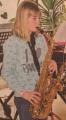 Hanna Piskol trat solo mit ihrem Saxophon auf, auf dem sie "Mary Ann" spielte.