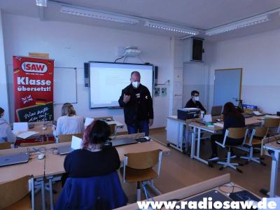 Klasse übersetzt in Zerbst: Ted Stanetzky besucht die Sekundarschule CIERVISTI am 27.04.2021